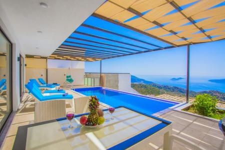 Villa Aksu, Doğa İçerisinde, Süit Odalı, Geniş Havuzlu Villa 3