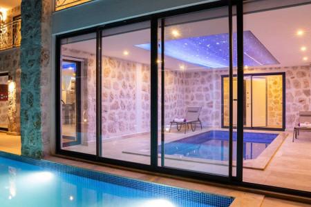 Villa Nihan-4, Isıtmalı Havuzlu, Deniz Manzaralı Lüks Villa 3