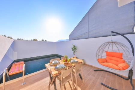 Villa Pluto-3, Korunaklı Havuzlu, Doğa İçerisinde, Jakuzili 1
