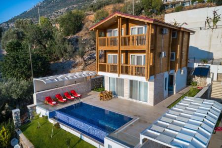 Villa Vizori-2, Deniz Manzaralı, Jakuzili, Denize Yakın Villa 1