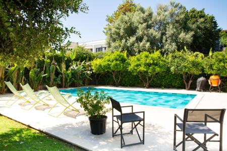 Villa Bitez, Bodrum Bitez`de 7 Odalı Özel Havuzlu Geniş Bahçeli Yazlık Kiralık Villa 3