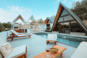 Villa Pinko, Fethiye Bölgesinde, Jakuzili, Muhafazakar, Bungalov 1