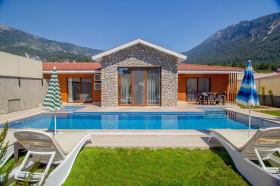 Villa Miranda-1, Ölüdeniz Bölgesinde, Jakuzili, 3 Odalı ve Muhafazakar 1
