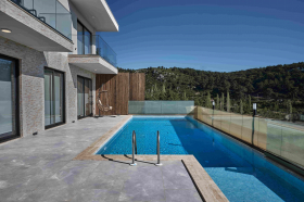 Villa Brontes, Kalkan Bölgesinde, 5 Kişilik, Çift Jakuzili, Saunalı, Muhafazakar Villa 3