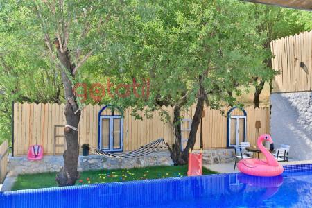 Villa Liva-2, Antalya Kaş'ta, Doğa İçerisinde, Muhafazakar Balayı Villası 2