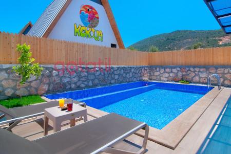 Villa Mori-4, Jakuzili, Korunaklı Havuzlu, Manzaralı Villa 3