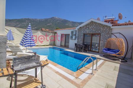 Villa Troya Suit-2, Havuzu Korunaklı, Jakuzili Villa 1