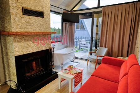 Tiny House Bungalov-2, Kahvaltı Dahil, Göl Manzaralı ve Şömineli 3