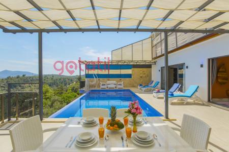 Villa Haydi, Korunaklı Yüzme Havuzlu, 2 Odalı, Jakuzili 3