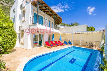 Villa Mina, Kalkan merkezde, Deniz Manzaralı Korunaklı Villa 1