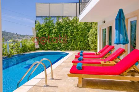 Villa Mina, Kalkan merkezde, Deniz Manzaralı Korunaklı Villa 2