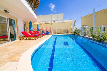 Villa Mina, Kalkan merkezde, Deniz Manzaralı Korunaklı Villa 3