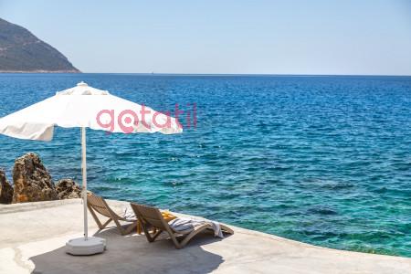 Villa Gökdeniz, Denize Sıfır, Kendine ait Plaj, Deniz Manzaralı Balayı Villası 2